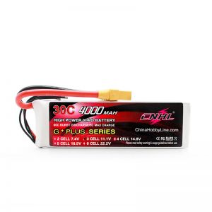 CNHL 4000mAh 11.1V 3S 30C Lipo Battery with xt90 plug 