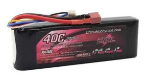 CNHL 2700mAh 14.8V 4S 40C Lipo Battery with T/Dean Plug