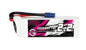 CNHL G+Plus 2200mAh 22.2V 6S 70C Lipo Battery with EC3 Plug