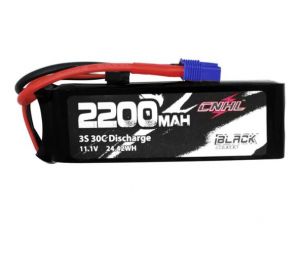 CNHL Black Series 2200mAh 3S 11.1V 30C Lipo Battery with EC3 Plug